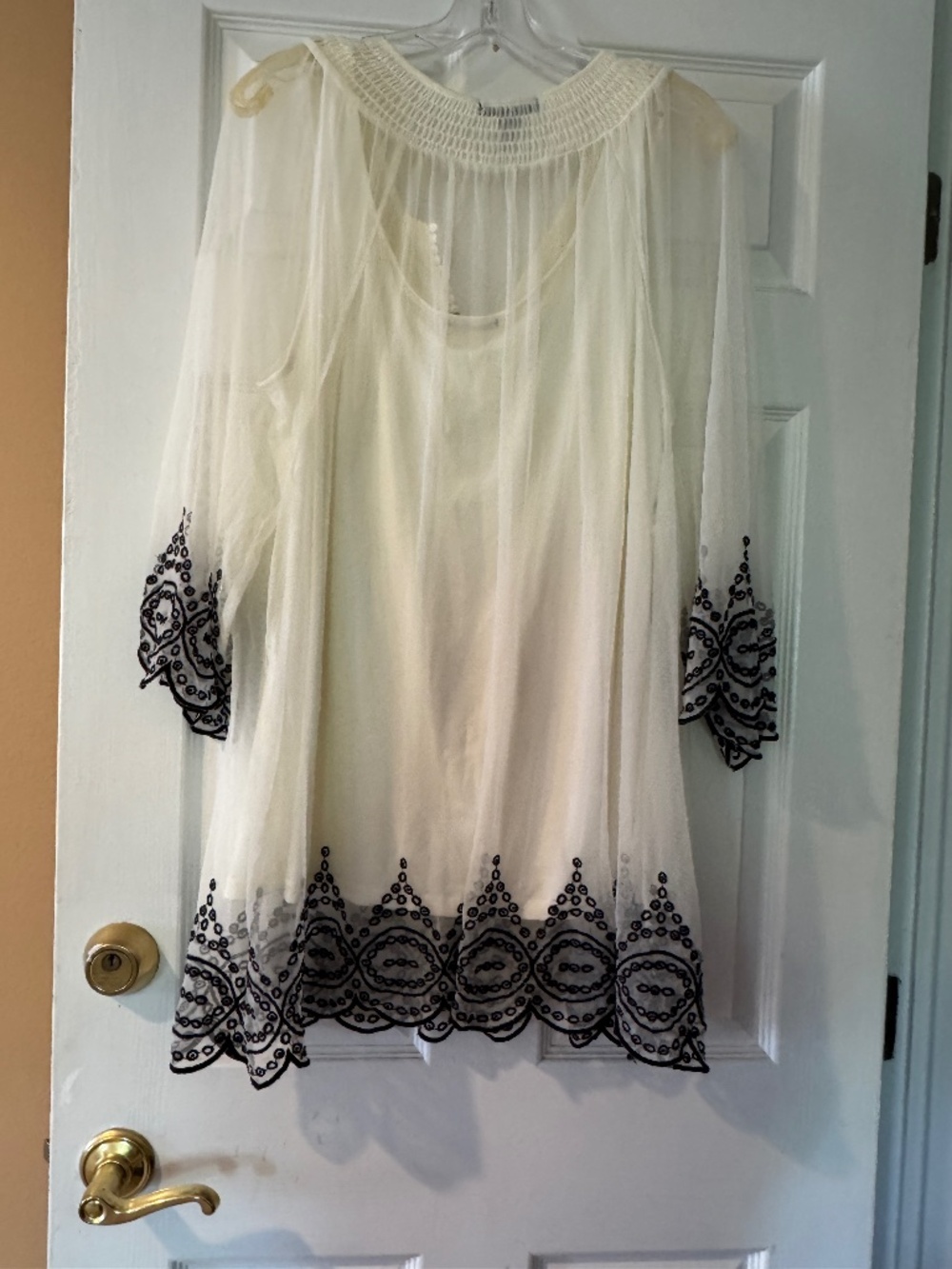 Plus size lace top